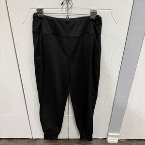 Unbranded Black Tapered Joggers